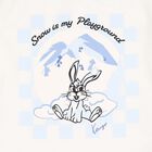 Younger Boys Ivory Bunny Long Sleeve Top, 1, hi-res