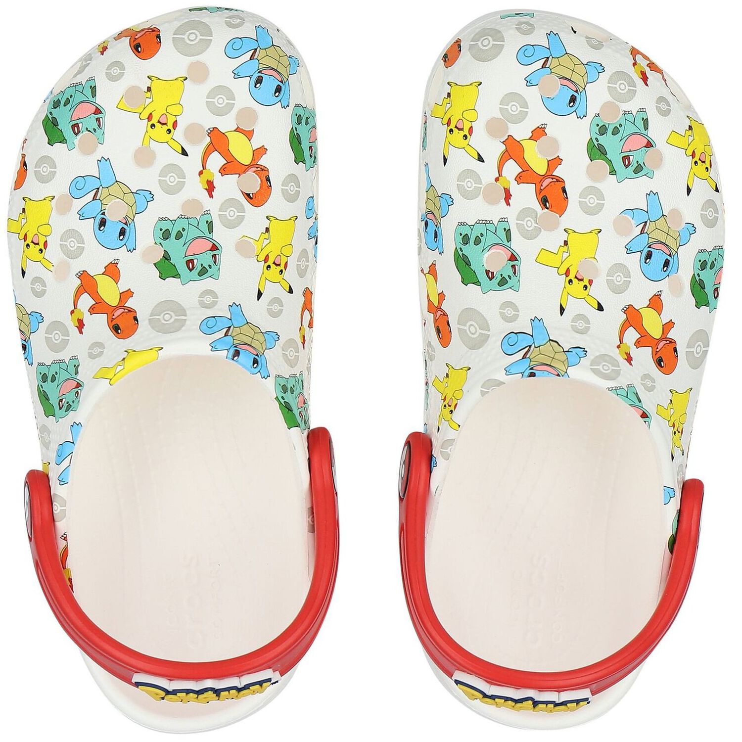White Pokemon Classic Clog Sandals, 1, hi-res image number null