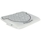 Baby Boys White & Blue Teddy Bear Blanket, 2, hi-res