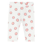 Baby Girls White & Pink Leggings Set, 1, hi-res