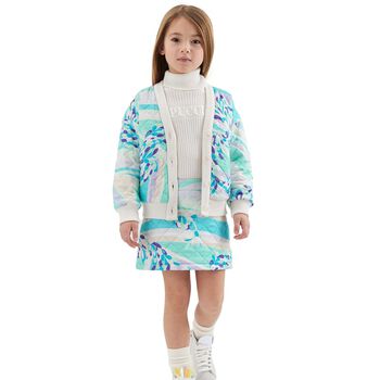 Girls Multi-Colored Padded Skirt