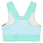 Girls Multi-Colored Logo Crop Top, 1, hi-res