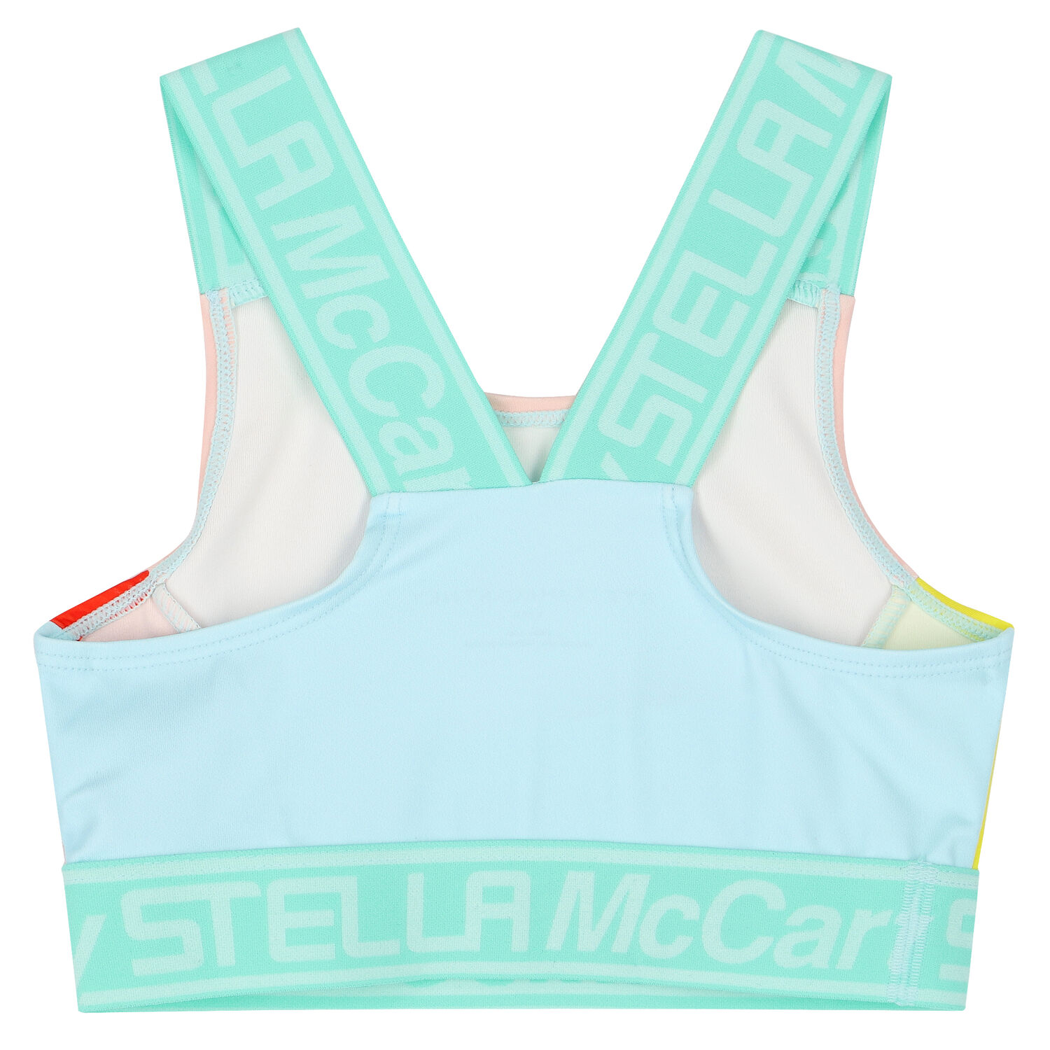Girls Multi-Colored Logo Crop Top, 1, hi-res image number null