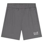 Boys Blue & Grey Logo Shorts Set, 2, hi-res