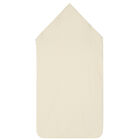 مدس بالشعار باللون البيج والابيض, 1, hi-res