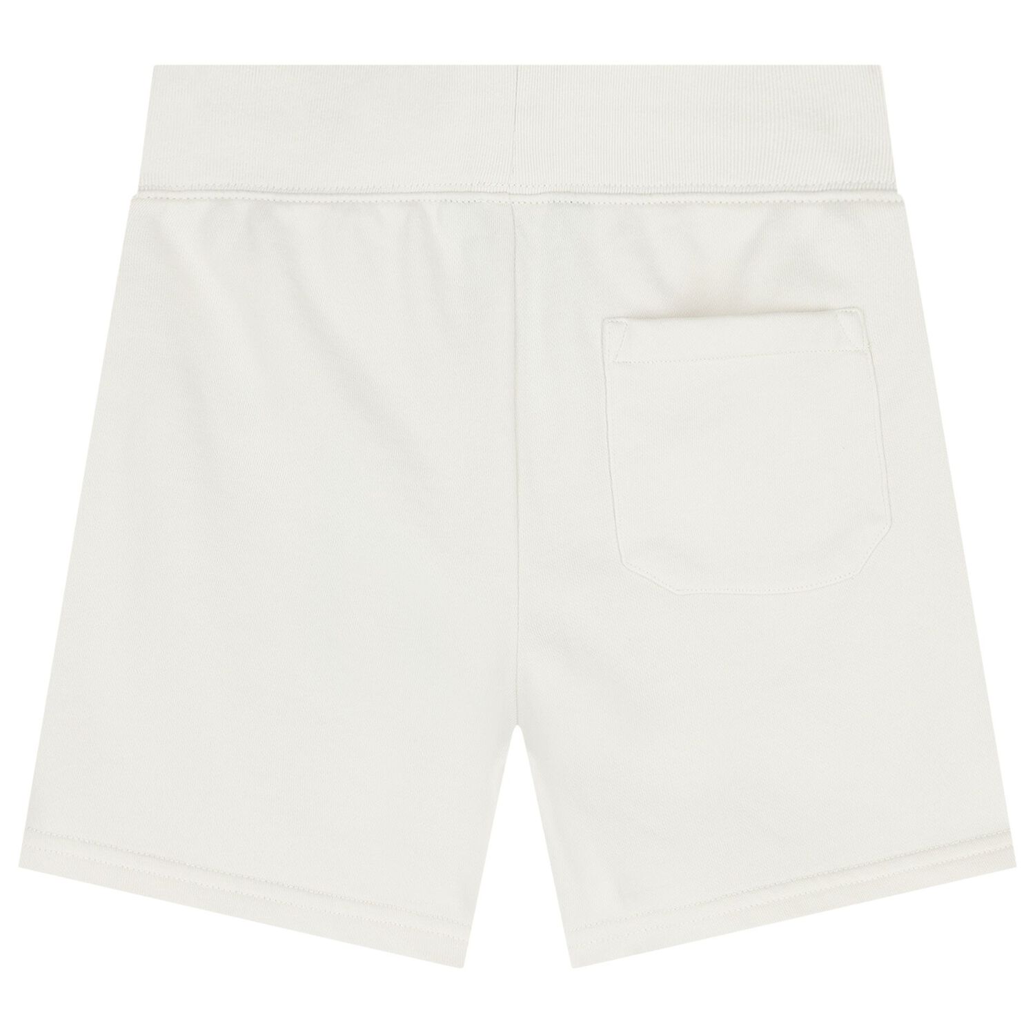 Boys White Logo Shorts, 1, hi-res