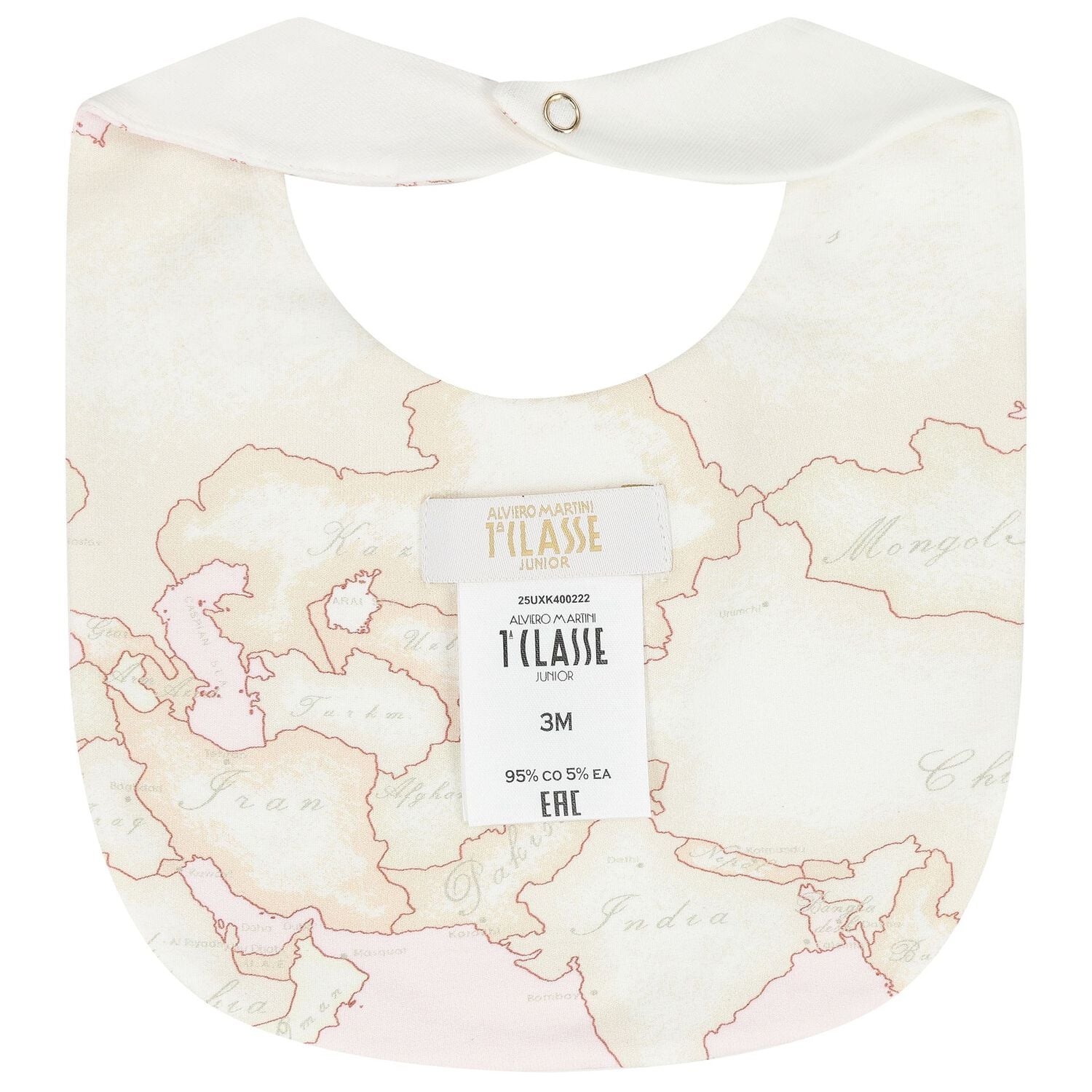 Baby Girls Ivory, Beige & Pink Geo Map Babygrow Gift Set, 1, hi-res