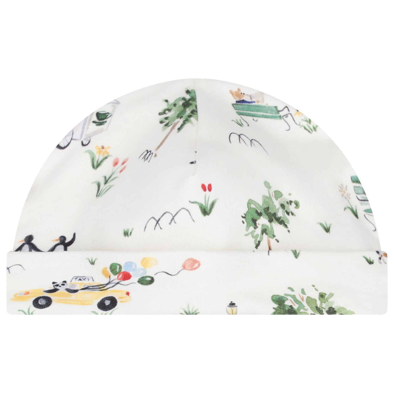 Ivory Central Park Baby Hat, 1, hi-res