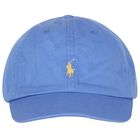 Boys Blue Cotton Twill Baseball Cap, 1, hi-res