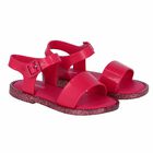 Younger Girls Pink Jelly Sandals, 2, hi-res