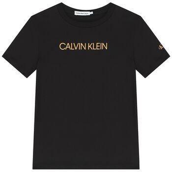 Boys Black Logo T-Shirt