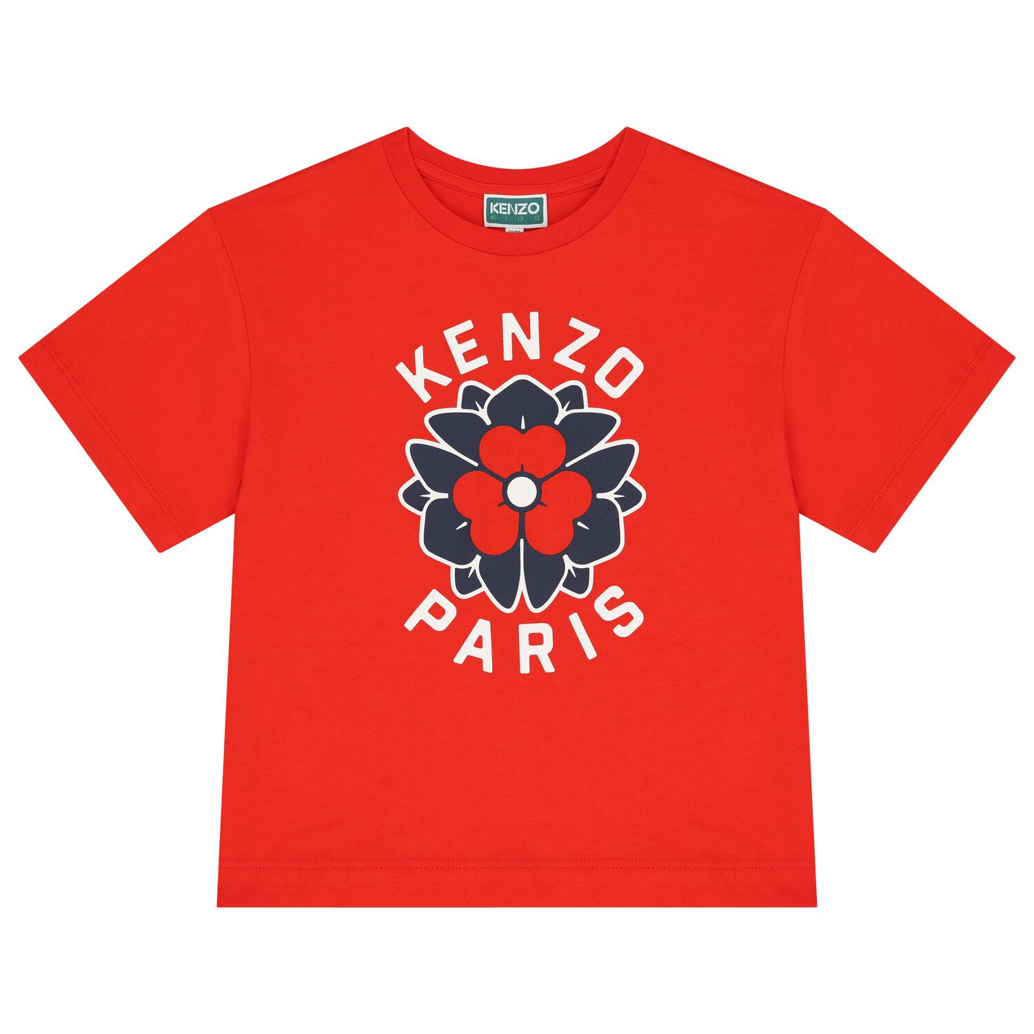 Girls Red Flower T-Shirt, 1, hi-res image number null