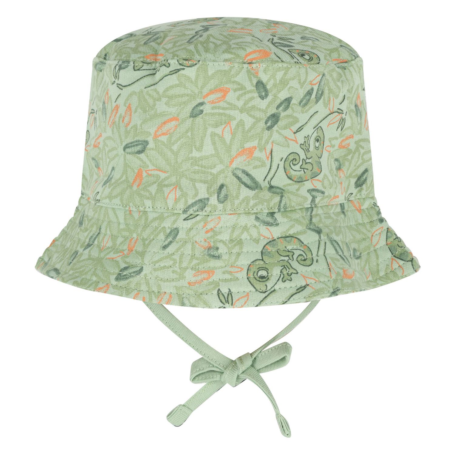 Younger Boys White & Green Shorts & Hat Set, 1, hi-res