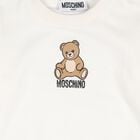 Younger White Teddy Bear Logo Sweatshirt, 1, hi-res