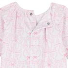  Baby Girls White & Pink Delicate Blooming Bow Babygrow, 1, hi-res