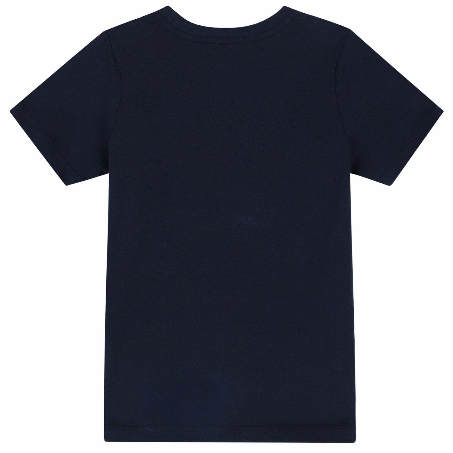 Boys Navy & Gold Logo T-Shirt, 1, hi-res