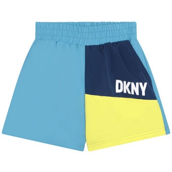 Boys Blue Logo Swim Shorts