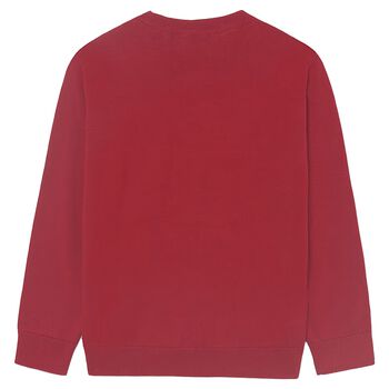Boys Red Knitted Jumper