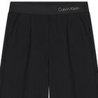 Girls Black Logo Trousers, 1, hi-res