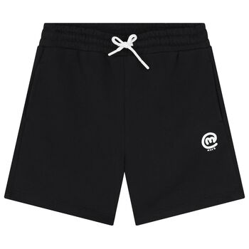 Boys Black Logo Shorts