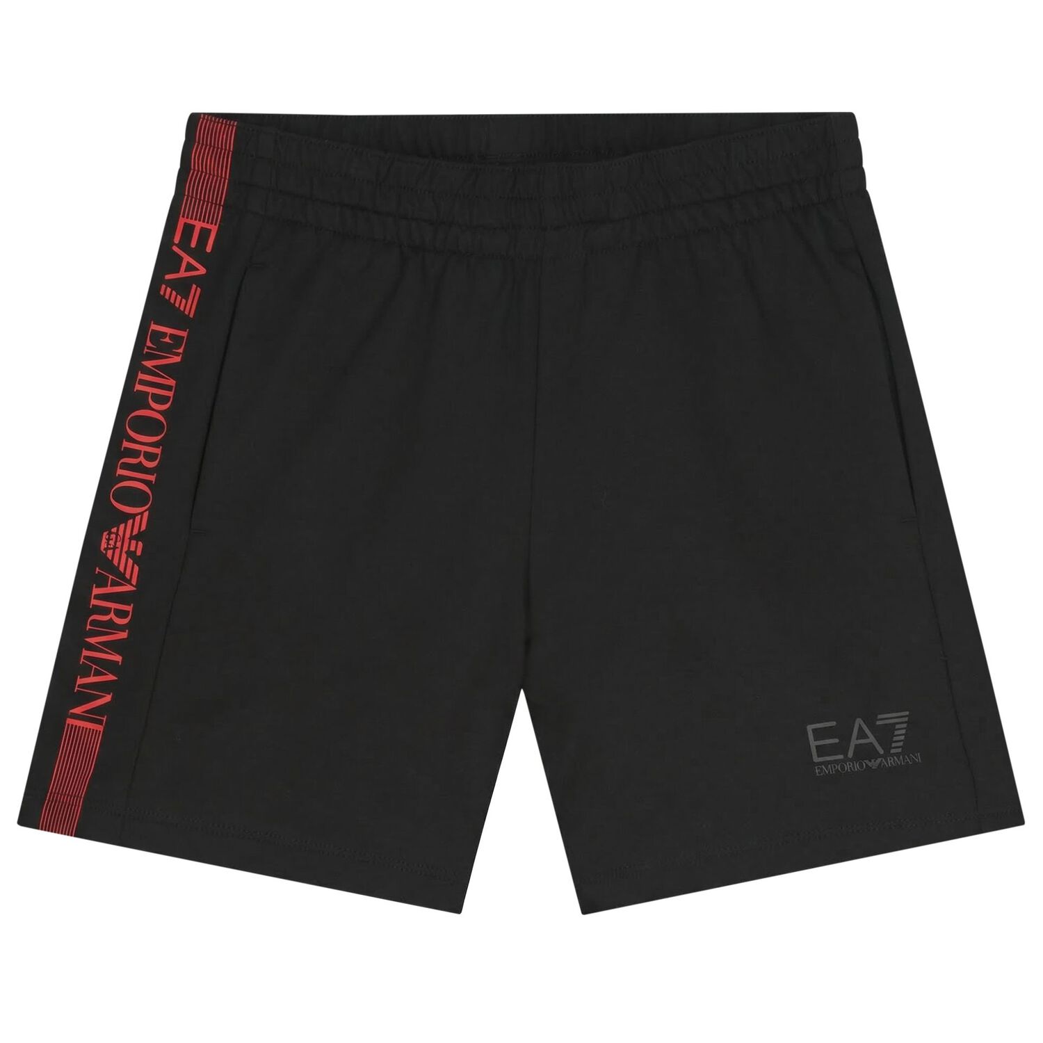 Boys Beige & Black Logo Shorts Set, 2, hi-res