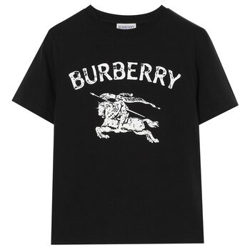 Boys Black EKD Logo T-Shirt