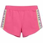 Girls Pink Logo Shorts, 1, hi-res