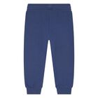 Younger Boys Blue Logo Joggers, 3, hi-res