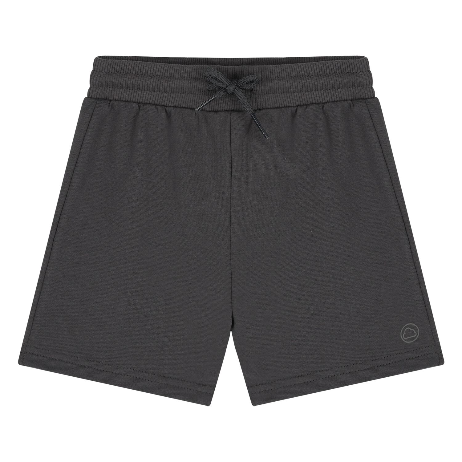 Younger Boys Dark Grey Logo Shorts, 6, hi-res