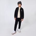 Boys Black Logo Jacket, 1, hi-res