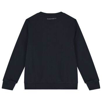 Boys Navy Blue Logo Sweatshirt