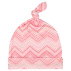 Baby Girls Pink Zig Zag Babygrow Gift Set, 1, hi-res