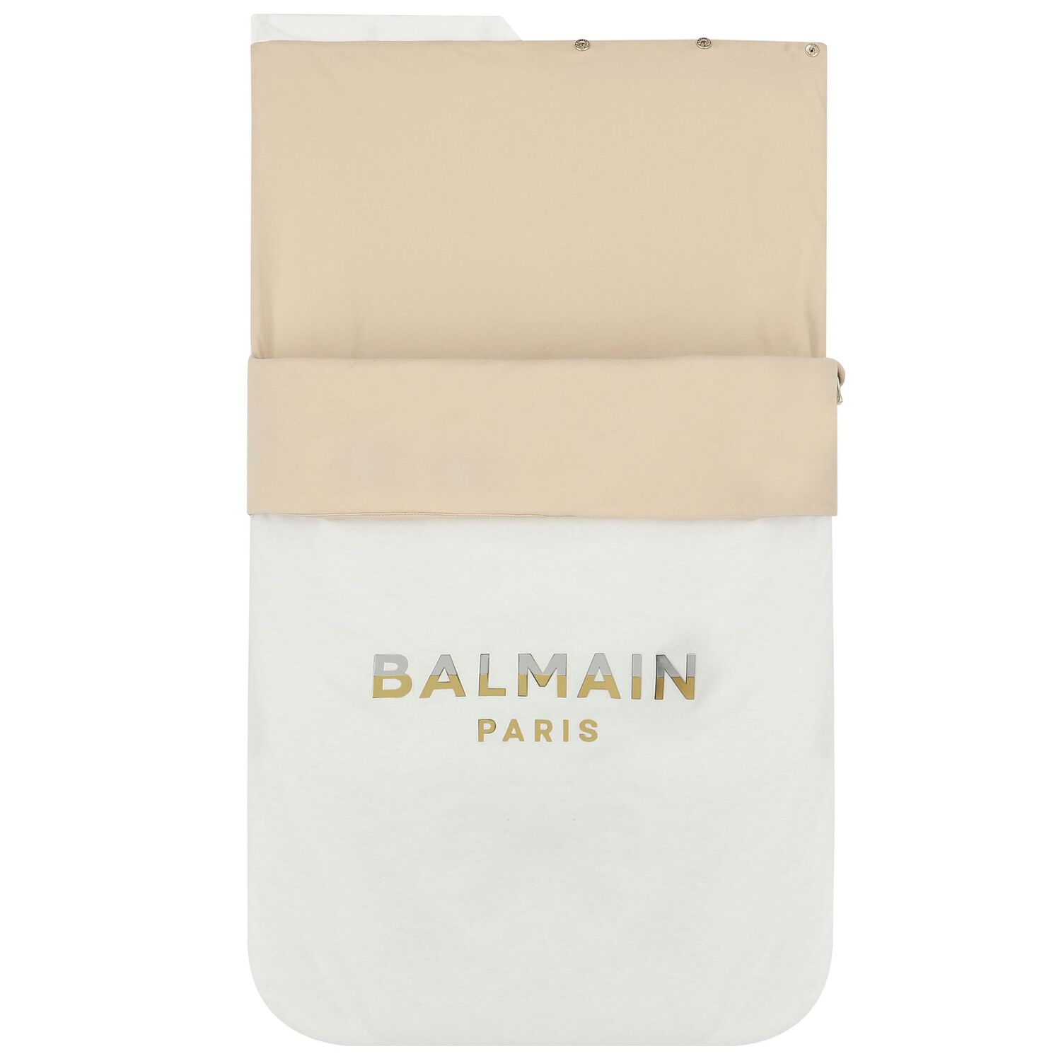 White & Beige Logo Baby Nest, 1, hi-res image number null