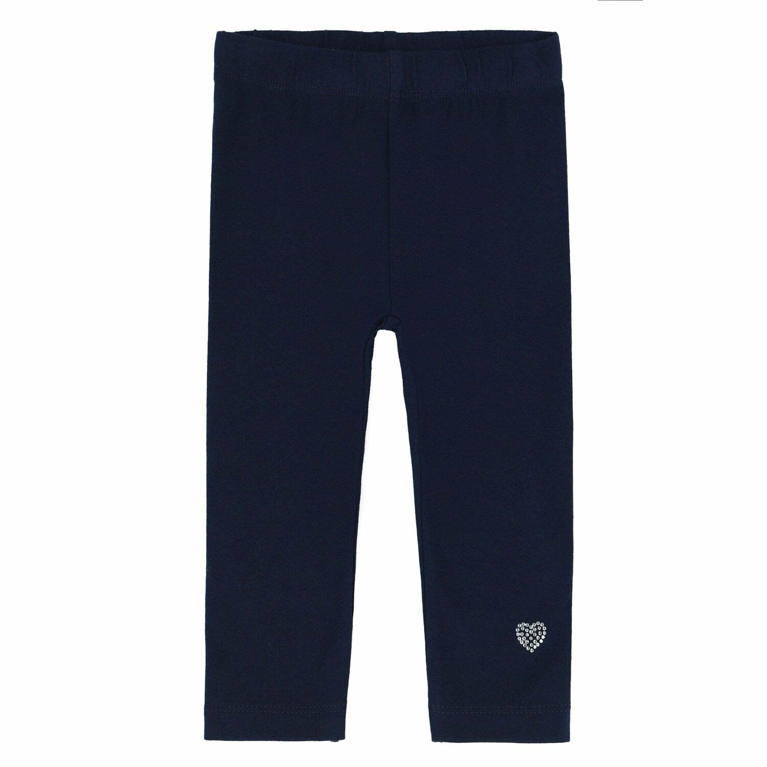 Girls White & Navy Leggings Set, 1, hi-res