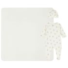 Ivory Teddy Bear Babygrow Gift Set, 1, hi-res