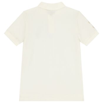 Boys Ivory Logo Polo Shirt