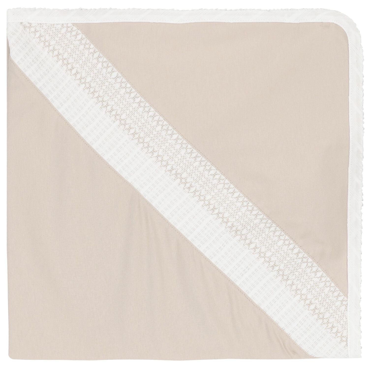 طقم هدايا بيبي جرو من قماش مكشكش باللون البيج, 1, hi-res