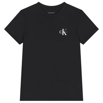 Boys Black Logo T-Shirt