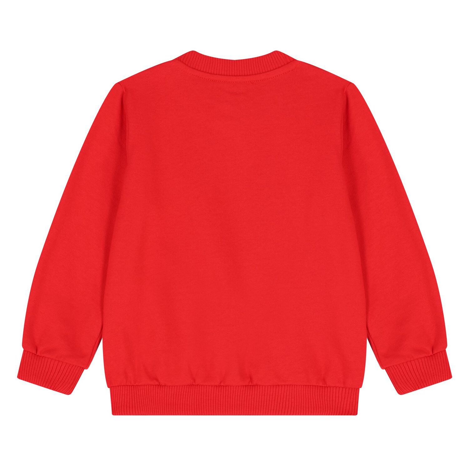 Younger Red Teddy Bear Logo Sweatshirt, 4, hi-res