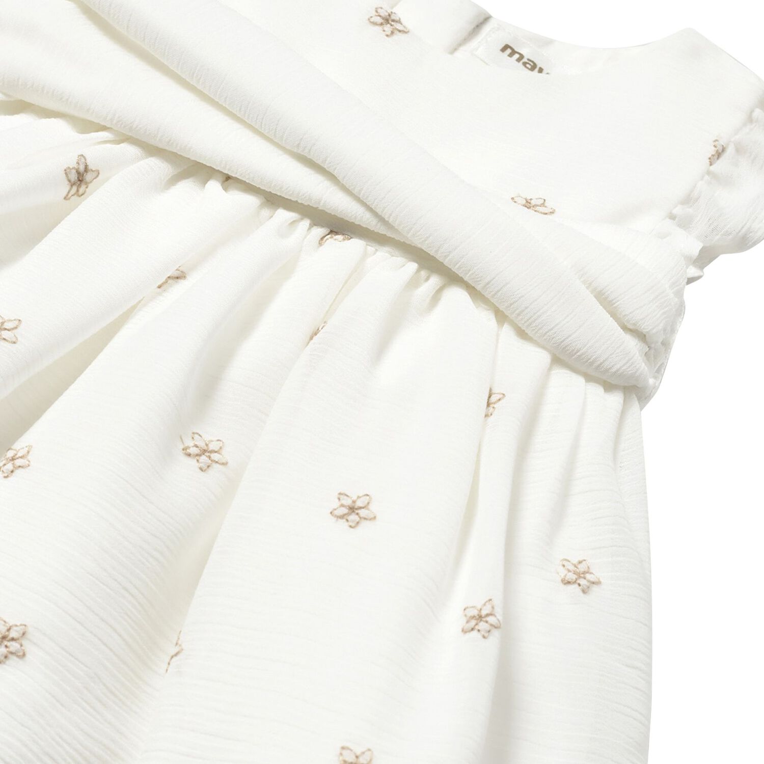 Baby Girls Ivory Embroidered Dress Set, 1, hi-res image number null