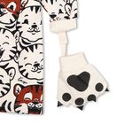 Younger Girls Beige Tiger Long Sleeve Dress, 1, hi-res