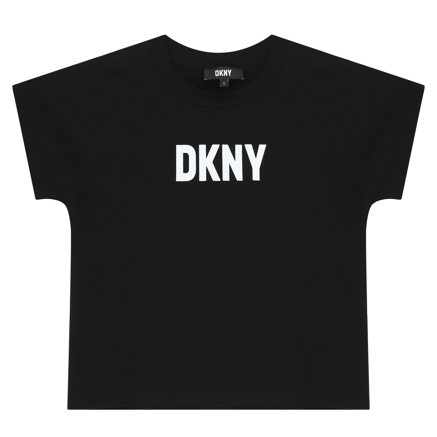 Girls Black Logo T-Shirt, 1, hi-res image number null