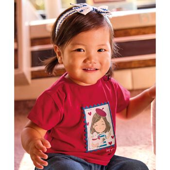 Younger Girls Red T-Shirt Set