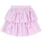 Girls Lilac Ruffle Brigitte Skirt, 1, hi-res