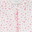 Baby Girls White & Pink Rose Renaissance Babygrow, 1, hi-res