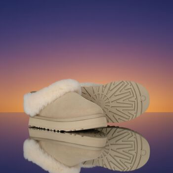 Girls Sand Tazzelle Suede Mules