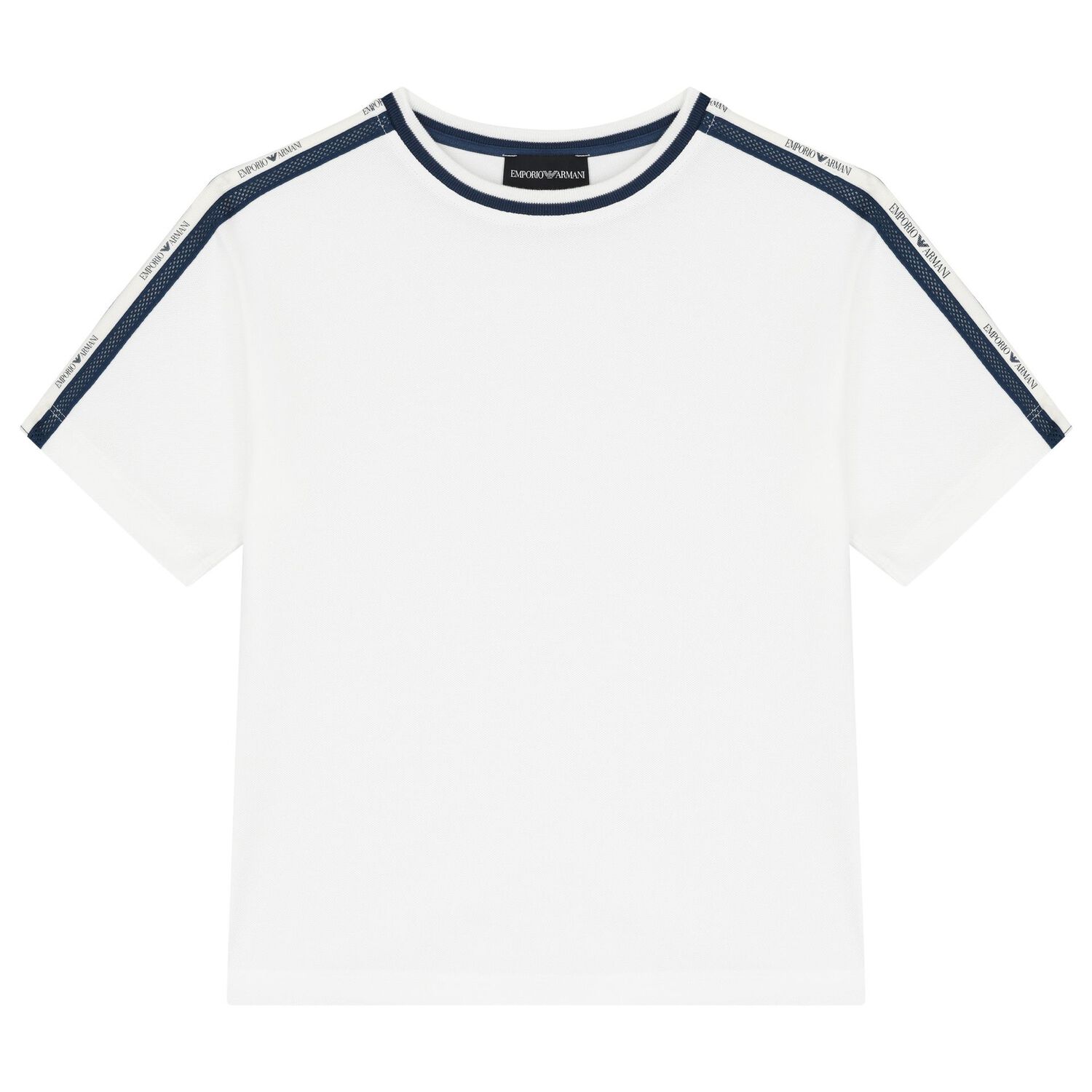 طقم شورت باللون العاجي و الكحلى للأولاد, 1, hi-res image number null