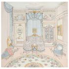 طقم هدايا لغرفة نوم طفلة صغيرة باللون الوردي الفرنسي، يتضمن لفافة ومريلة., 1, hi-res