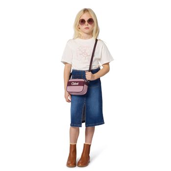 Girls Ivory Logo T-Shirt