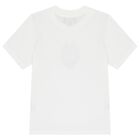 Boys Navy Blue, Ivory & Orange T-Shirts (3 Pack), 1, hi-res